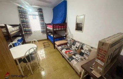 Kitnet com 1 dormitório à venda, 28 m² por r$ 185.000,00 - vila caiçara - praia grande/sp