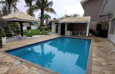 Casa com 7 dormitórios à venda, 400 m² por r$ 3.880.000,00 - balneário flórida - praia grande/sp