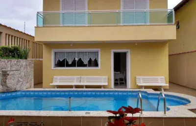 Casa com 4 dormitórios à venda, 232 m² por r$ 1.300.000,00 - balneário flórida - praia grande/sp