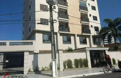 Apartamento com 2 dormitórios à venda, 59 m² por r$ 350.000,00 - vila caiçara - praia grande/sp