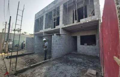 Sobrado com 2 dormitórios à venda, 76 m² por r$ 360.000,00 - vila caiçara - praia grande/sp