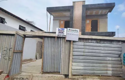 Sobrado com 3 dormitórios à venda, 138 m² por r$ 710.000 - solemar - praia grande/sp