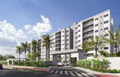 Apartamentos de 2 quartos, varanda, vaga de garagem