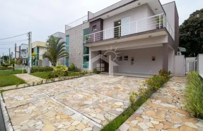 Casa sobrado triplex à venda com piscina, 6 quarto(s),  sendo 6 suíte(s)  no bairro bougainville residencial iv, 1000 metros da praia, peruíbe-sp