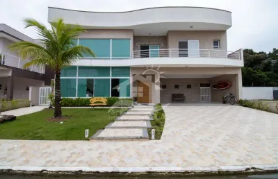 Casa sobrado novo à venda , 6 quarto(s),  sendo 6 suíte(s)  no bairro bougainville residencial iv, 1000 metros da praia, peruíbe-sp