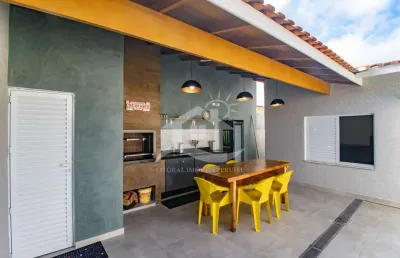 Casa térrea à venda , 3 quarto(s),  sendo 1 suíte(s)  no bairro três marias, 170 metros da praia, peruíbe-sp