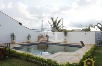 Casa sobrado à venda , 6 quarto(s),  sendo 5 suíte(s)  no bairro park daville, 2 metros da praia, peruíbe-sp