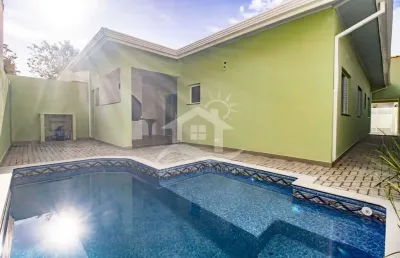 Casa térrea com piscina à venda com piscina, 3 quarto(s),  sendo 3 suíte(s)  no bairro são josé, 600 metros da praia, peruíbe-sp