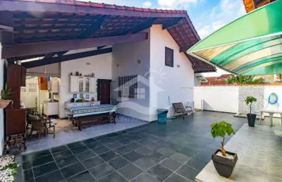 Casa térrea com edícula à venda , 3 quarto(s),  sendo 1 suíte(s)  no bairro cidade nova peruíbe, 200 metros da praia, peruíbe-sp