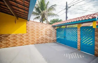 Casa mezanino à venda , 3 quarto(s),  sendo 1 suíte(s)  no bairro são josé, 1400 metros da praia, peruíbe-sp