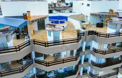 Apartamento alto à venda , 3 quarto(s),  sendo 1 suíte(s) (edifício praia do arpoador) no bairro são joão batista, 500 metros da praia, peruíbe-sp