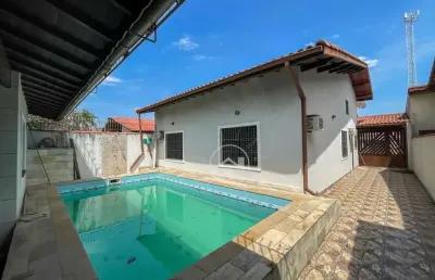 Casa térrea à venda , 3 quarto(s),  sendo 1 suíte(s)  no bairro jardim barra de jangadas, 400 metros da praia, peruíbe-sp