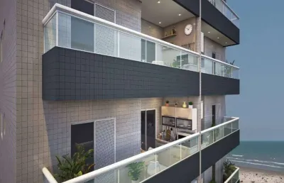 Apartamento com 1 dormitório à venda, 38 m² por r$ 383.200,00 - aviação - praia grande/sp
