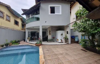 Sobrado com 3 dormitórios à venda, 200 m² por r$ 2.500.000,00 - canto do forte - praia grande/sp