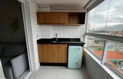 Apartamento no solemar 2 dormitórios com 1 suíte  decorado!!!