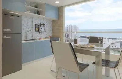 'apartamento 1 quarto  à venda no bairro ocian , praia grande - prioximo ao mar imobiliaria consulte imóveis'
