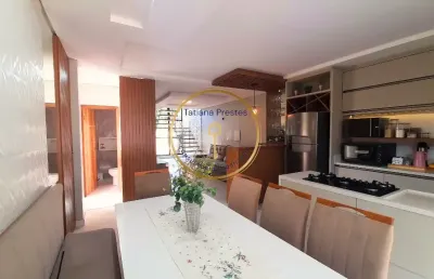 Linda casa com 03 quartos e piscina no bairro saudade em biguaçu