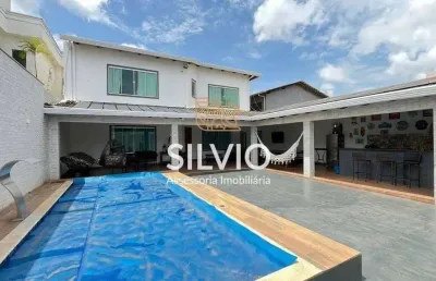 Oportunidade excelente casa na rua 1 em vicente pires no jockey – aceita financiamento condomínio com portaria 24h