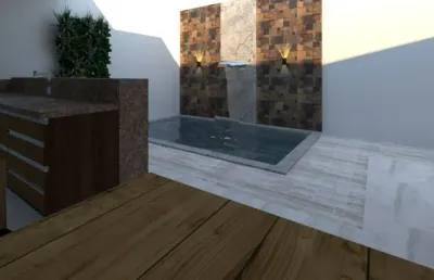 Linda casa grand ville, 3 quartos 2 suítes, espaço gourmet churrasqueira, piscina