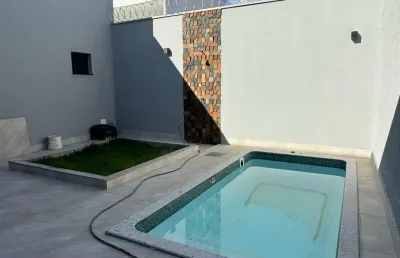 Casa novo mundo com 3 suítes, piscina, espaço gourmet e churrasqueira