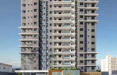 Apto em construção, com 2 ou 3 quartos, varanda gourmet com churrasqueira
