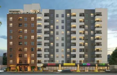Lumy brick | constutora lumy | construção | 39 metros | 02 dormitórios | com varanda | sem vaga