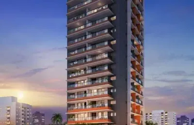 Art.julia | construtora c2j | construção | 44 metros | 02 dormitórios | suíte | com varanda | sem vaga