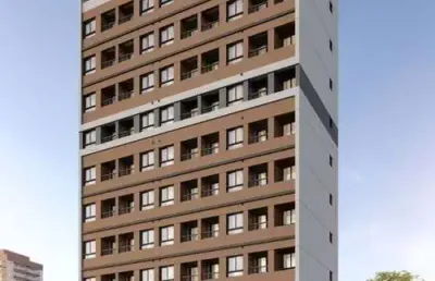 Led madá | construtora benx | construção | 26 metros | studios | com varanda | sem vaga