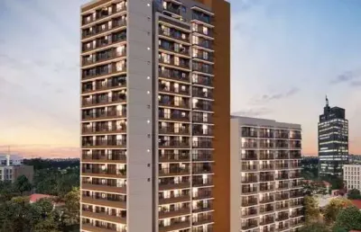 Yep estação pinheiros | construtora kallas | construção | 28 metros | 01 dormitório | com varanda | sem vaga
