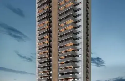 Edifício sinésio | construtora r.a.s engenharia | construção | 37 metros | 01 dormitório | com varanda | sem vaga