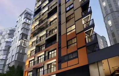 Qblz vila madalena | construtora 2n | construção | 31 metros | studios com varanda | sem vaga