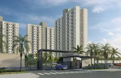 Vox residencial | construtora longitude | construção | 41 metros | 02 dormitórios | varanda | 01 vaga