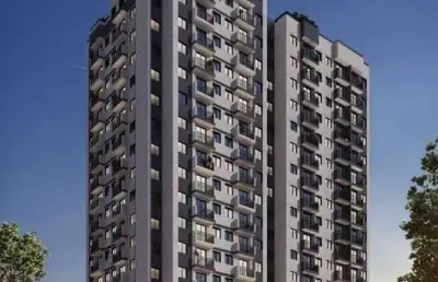 K centro | construtora kazzas | pronto | 38 metros | 02 dormitórios | com varanda | sem vaga