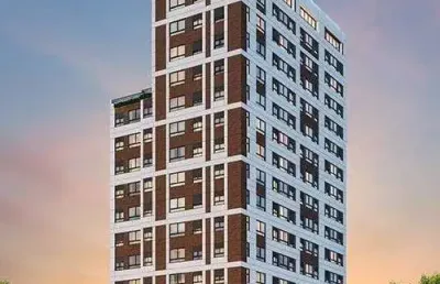 Bouvelard arouche | construtora constrac | pronto | 33 metros | 02 dormitórios | sem varanda