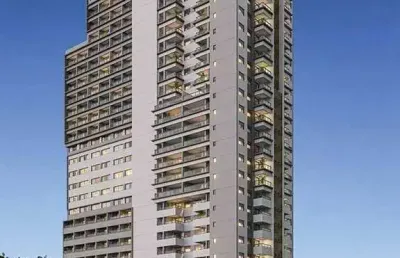 Hub brooklin | construtora eztec | pronto | 47 metros | 01 suíte | varanda | lavabo | 01 vaga