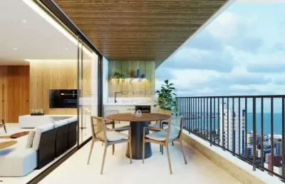 Vendo apartamentos em tambaú quase prontos, com 145m2, varanda gourmet com visão 360º, 3 suítes, 2 vagas