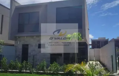 Vendo casa nova, em condomínio fechado, com 205m², 4 suítes, terraço gourmet e 3 vagas