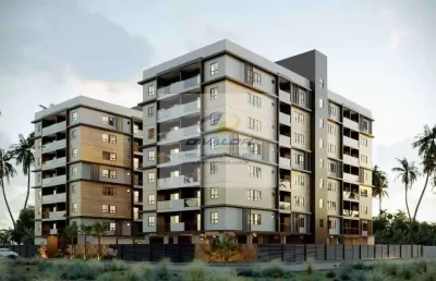 Vendo apartamentos de 50m² à 60m², com 2 ou 3 quartos s/ 1 suíte e 1 vaga