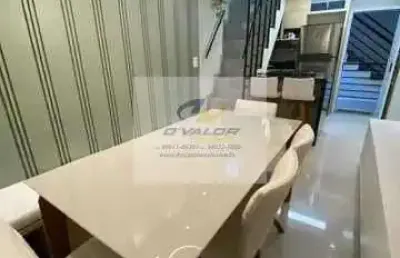 Vendo apartamento com 80m², 3 quartos s/ 2 suítes, sala p/ 2 ambientes e 1 vaga