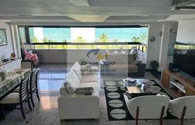 Vendo cobertura duplex, com vista para o mar, 347m², 3 suítes, sala p/ 3 ambientes e 2 vagas