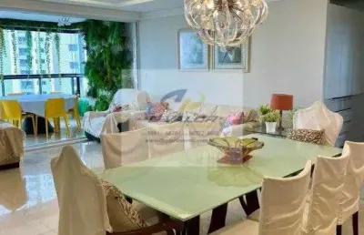 Vendo apto de alto padrão, com todos os móveis planejados, 216m2, vista mar, varanda gourmet, 4 sts, 4 vagas