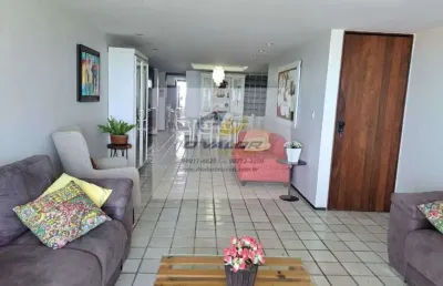 Vendo apartamento, porteira fechada, com vista para o mar, 200 m², 3 suítes + dce e 2 vagas