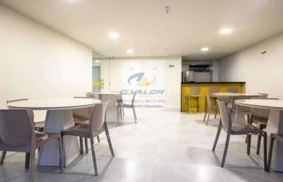 Vendo apartamento com 64 m², 2 quartos s/ 1 suíte, sala p/ 2 ambientes, varanda gourmet e 2 vagas