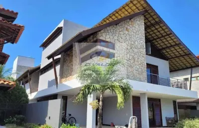 Vendo casa em condomínio fechado, com 481 m², 4 suítes, sala p/ 4 ambientes, espaço gourmet e 2 vagas