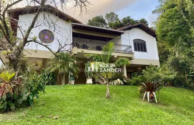 Casa com 4 dormitórios à venda, 544 m² por r$ 2.200.000,00 - parque são clemente - nova friburgo/rj