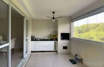 Apartamento com 3 dormitórios para alugar, 134 m² por r$ 9.677,00 - vila brandina - campinas/sp