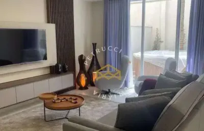 Casa com 4 dormitórios à venda, 210 m² por r$ 1.280.000,00 - loteamento alphaville campinas - campinas/sp