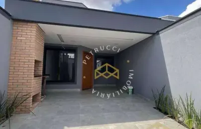 Casa com 3 dormitórios à venda, 96 m² - jardim europa i - santa bárbara d'oeste/sp