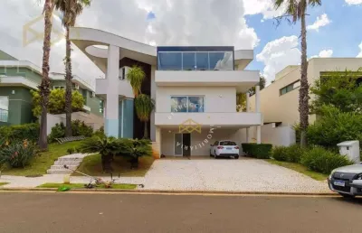 Casa com 4 dormitórios à venda, 481 m² por r$ 3.900.000,00 - alphaville dom pedro - campinas/sp