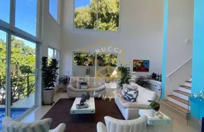 Casa com 4 dormitórios à venda, 680 m² por r$ 5.490.000,00 - condomínio estância marambaia - vinhedo/sp